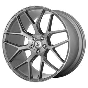 22X10.5 Asanti Black ABL-27 DYNASTY TITANIUM BRUSHED 5X112