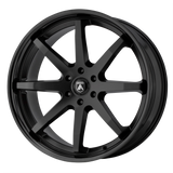 20X9 Asanti Black ABL-32 KAISER SATIN BLACK W/ GLOSS BLACK LIP 5X120