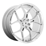 22X9 Asanti Black ABL-37 MONARCH CHROME 5X115