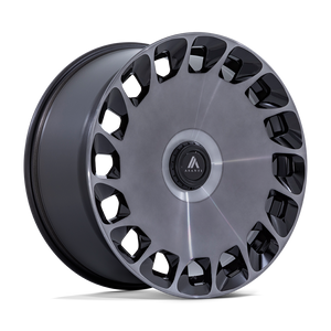 24X10 Asanti Black AB045 ARISTOCRAT GLOSS BLACK MACHINED FC W/ DDT 6X135/6X139.7