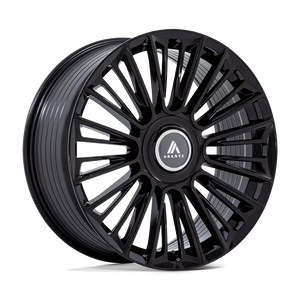 22X9.5 Asanti Black AB049 PREMIER GLOSS BLACK BLANK