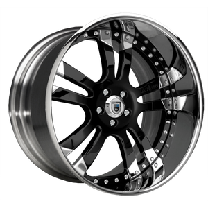 19X8.5 Asanti Forged AF142 BLACK 5X108
