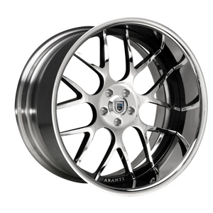22X9 Asanti Forged AF174 GLOSS BLACK 5X112