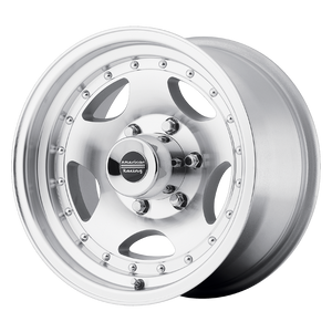 15X7 American Racing AR23 MACHINED W/ CLEAR COAT 5X127