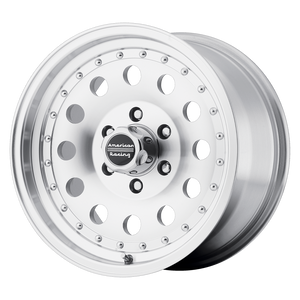 14X7 American Racing AR62 OUTLAW II MACHINED W/ CLEAR COAT 4X114.3