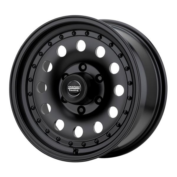 18X8 American Racing AR62 OUTLAW II RIMS - SATIN BLACK 8X165.1