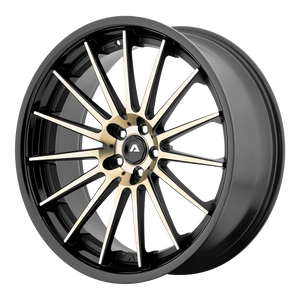 20X10 Adventus AVS-5 MACH FACE W TTNM CLR S-BLK LIP 5X108