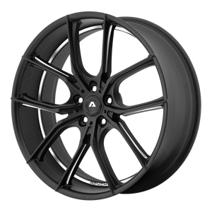 20X8.5 Adventus AVX-6 MATTE BLACK MILLED 5X112