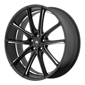20X8.5 Adventus AVX-10 MATTE BLACK MILLED 5X115