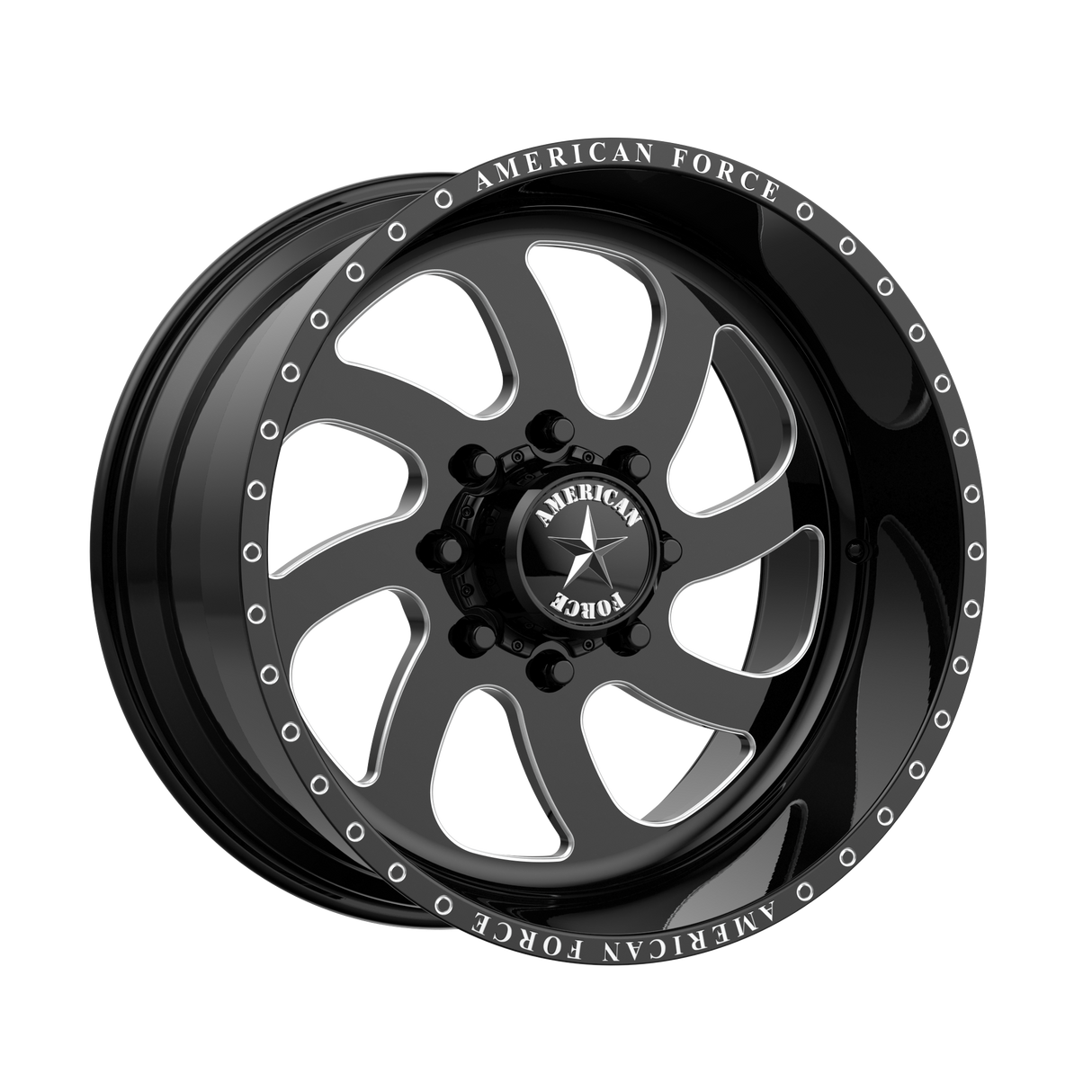 24X12 American Force AFW BLADE GLOSS BLACK 8X170