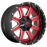 20X10 Fuel 1PC D250 MAVERICK RIMS - GLOSS RED 8X180