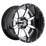 24X12 Fuel 1PC D260 MAVERICK RIMS - CHROME PLATED 8X180