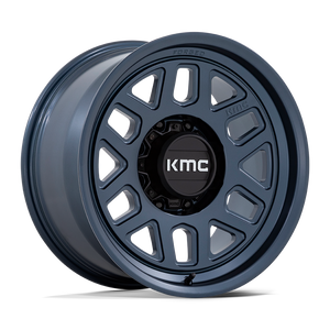 18X9 KMC KM451 MESA FORGED MONOBLOCK METALLIC BLUE 8X180