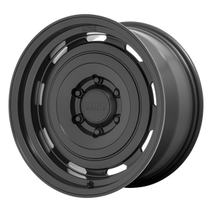 17X8.5 KMC KM720 ROSWELL SATIN BLACK 5X108