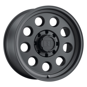 16X6 Level 8 HAULER MATTE BLACK 6X139.7