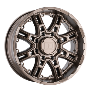 17X8.5 Level 8 SLINGSHOT MATTE BRONZE 6X132