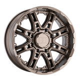 17" Level 8 SLINGSHOT MATTE BRONZE 6X132
