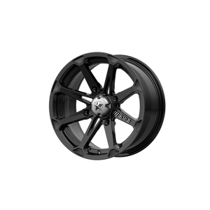 15X7 MSA Offroad Wheels M12 DIESEL GLOSS BLACK 4X137