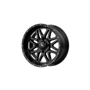 14X7 MSA Offroad Wheels M26 VIBE GLOSS BLACK MILLED 4X110