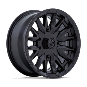 15X7 MSA Offroad Wheels M49 CREED MATTE BLACK 4X156