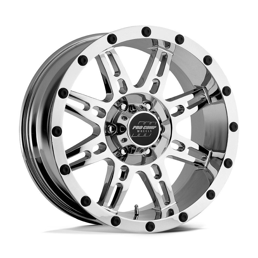20X9 Pro Comp Alloys PA031 STRYKER CHROME 6X135