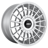 18X8.5 Rotiform R134 FLG GLOSS SILVER 5X120