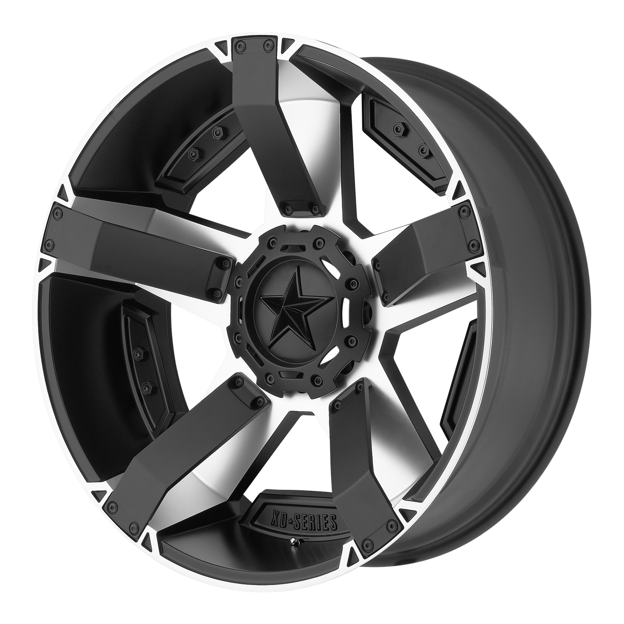 17X9 XD XD811 ROCKSTAR II MACHINED FACE W/ S-BLK WINDOWS 6X135