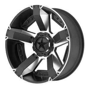 17X9 XD XD811 ROCKSTAR II MACHINED FACE W/ S-BLK WINDOWS 6X135