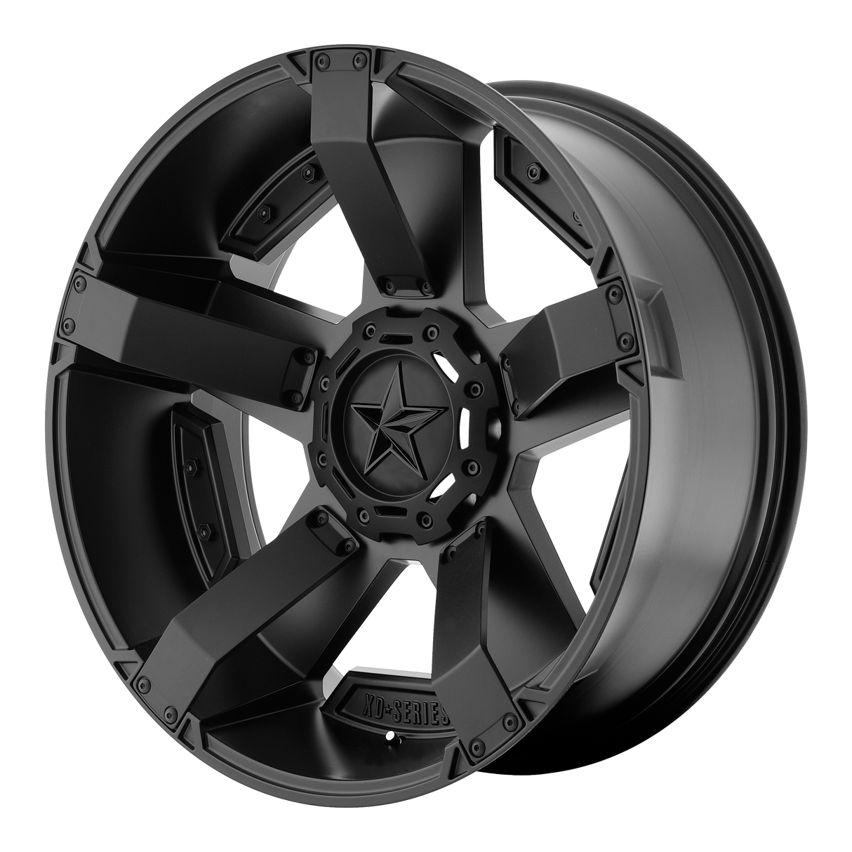 18X9 XD XD811 ROCKSTAR II SATIN BLACK W/ ACCENTS 6X127