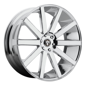 28X10 DUB 1PC S005 CHROME PLATED 6X135