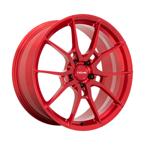 20X9 Niche 1PC T113 KANAN BRUSHED CANDY RED 5X112
