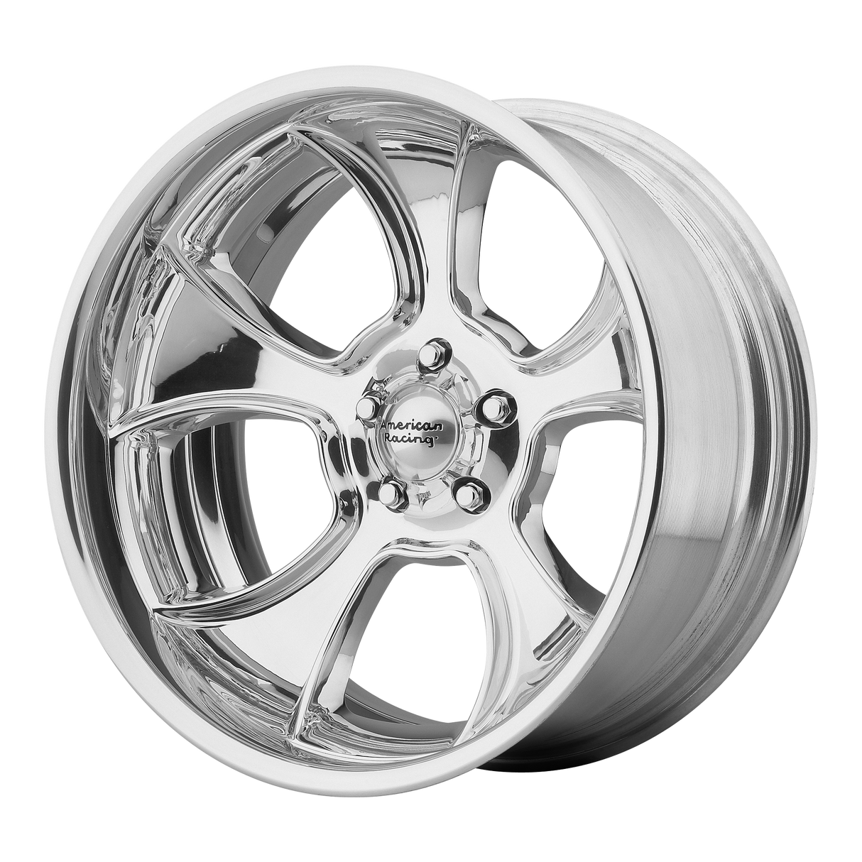 18X8 American Racing Vintage VN474 GASSER POLISHED 5X120.65