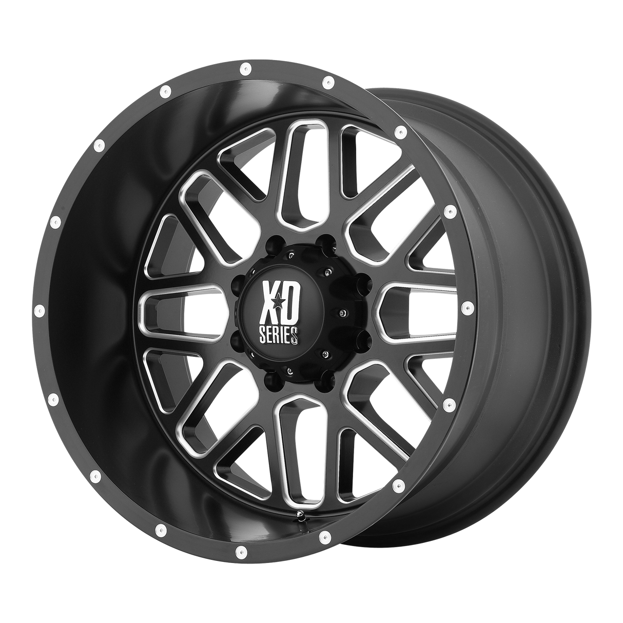 20X9 XD XD818 HEIST SATIN BLACK MILLED W/ BTCC 6X139.7