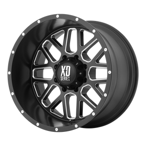 20X9 XD XD818 HEIST SATIN BLACK MILLED W/ BTCC 6X139.7