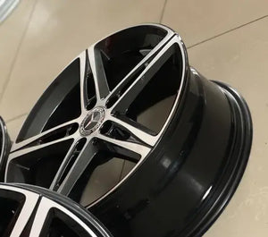 18” Mercedes-Benz C 180 C 200 C 220 C 250 C 300 C 350 C Base C Luxury C Exclusive Rims 2013 2014 2015 2016 2017 2018 2019 2020 2021 2022 2023 2024 2025 2026 OEM Original Wheels 18x7.5 Gloss Black with Machine Face
