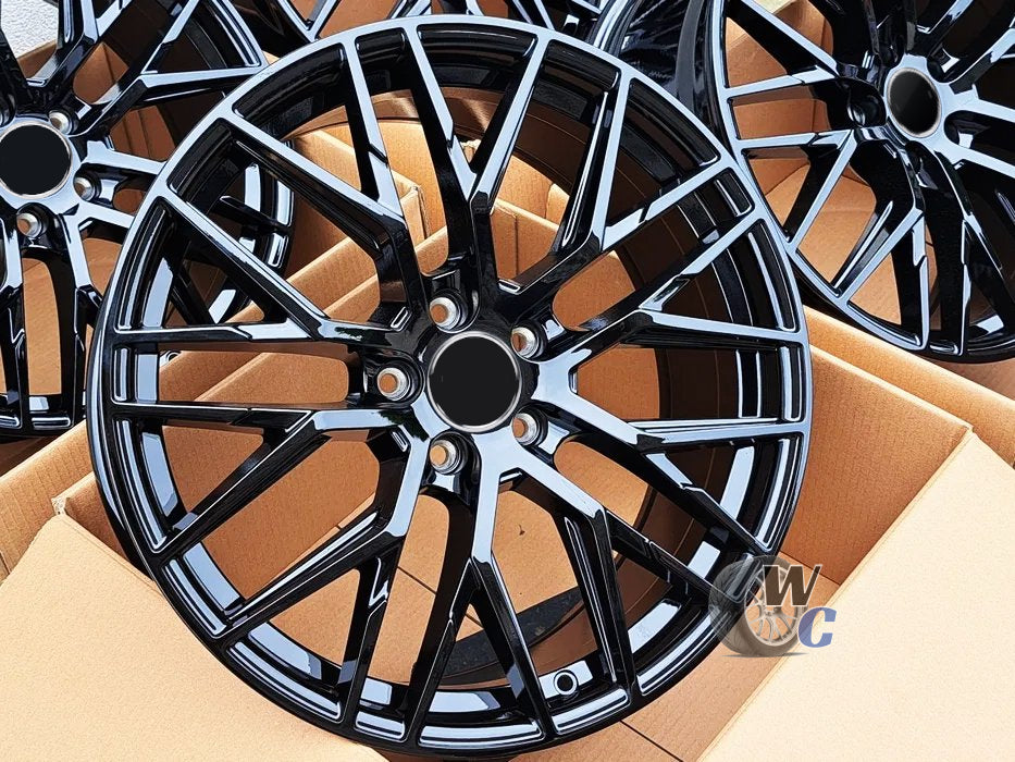 22” Wheels Fit Audi Q7 2017–2025 |  OE Style Rims |  Gloss Black |  Set of 4