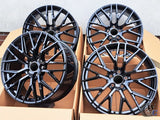 18” Wheels Fit Audi A4 2015–2025 |  OE Style Rims |  Gloss Black |  Set of 4