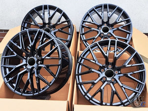 22” Wheels Fit Audi Q7 2017–2025 |  OE Style Rims |  Gloss Black |  Set of 4