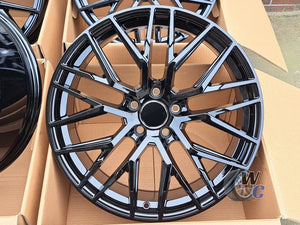 22” Wheels Fit Audi Q7 2017–2025 |  OE Style Rims |  Gloss Black |  Set of 4