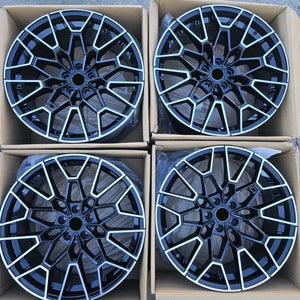 19” Rims – Made to Fit BMW 4 Series 420i, 430i, 440i, M4 (Coupe, Convertible, Gran Coupe) | OE Style | 2018 2019 2020 19x8.5/9.5 Wheels Brand New – Model 3