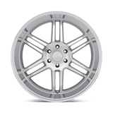 22" Black Rhino Hard Alloys KATAVI SILVER W/ MIRROR-CUT FACE 5X114.3