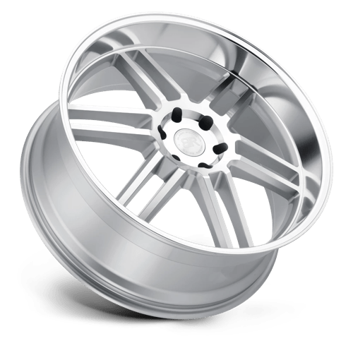 22X10 Black Rhino Hard Alloys KATAVI SILVER W/ MIRROR-CUT FACE 5X114.3