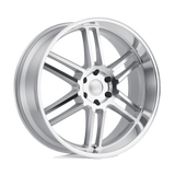 22X10 Black Rhino Hard Alloys KATAVI SILVER W/ MIRROR-CUT FACE 5X114.3