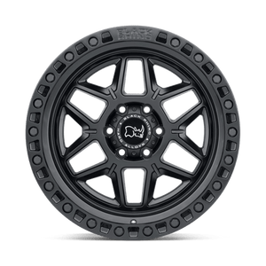 17" Black Rhino Hard Alloys KELSO MATTE BLACK 5X139.7