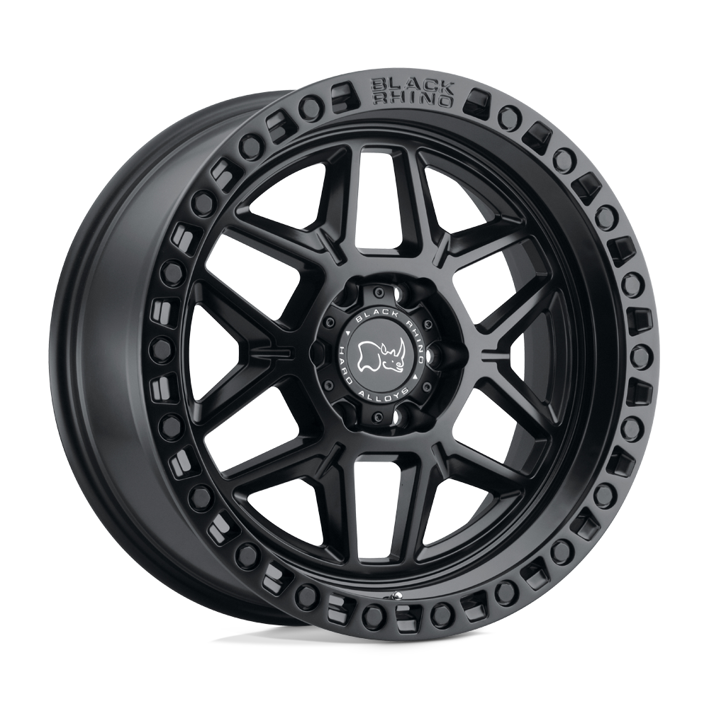 17X9 Black Rhino Hard Alloys KELSO RIMS - MATTE BLACK 6X139.7
