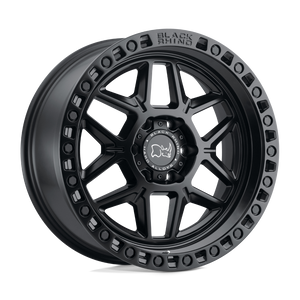 17X9 Black Rhino Hard Alloys KELSO RIMS - MATTE BLACK 6X139.7