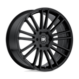 22" Black Rhino Hard Alloys KRUGER GLOSS BLACK 5X139.7