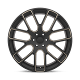 22" Black Rhino Hard Alloys KUNENE MATTE BLACK W/ DARK TINT SPOKE 6X135