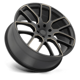 22X9.5 Black Rhino Hard Alloys KUNENE MATTE BLACK W/ DARK TINT SPOKE 6X135