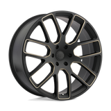 22" Black Rhino Hard Alloys KUNENE MATTE BLACK W/ DARK TINT SPOKE 6X135